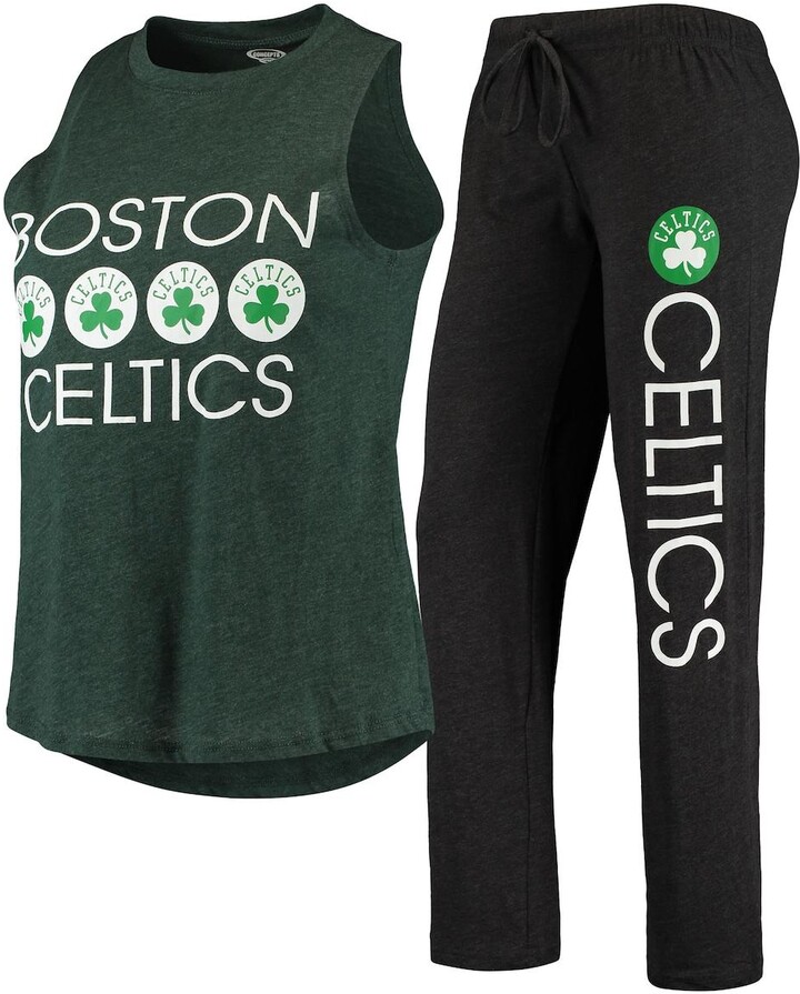 Women's New Era Kelly Green Boston Celtics Tie Dye Cropped Long