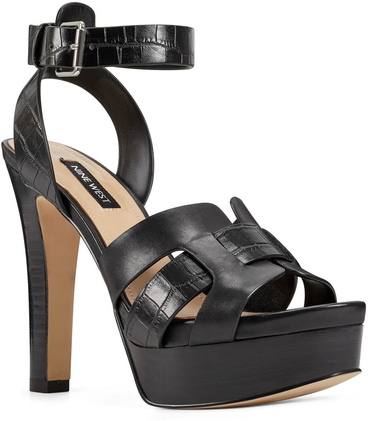 nine west giovanna studded sandals