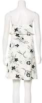 Thumbnail for your product : Alice + Olivia Floral Metallic Printed Mini Dress w/ Tags
