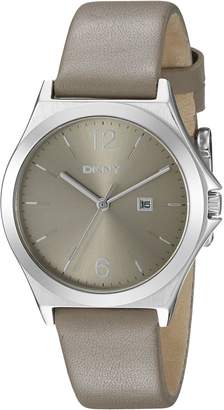DKNY Women's NY2370 PARSONS Analog Display Analog Quartz Brown Watch