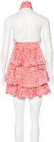 Thumbnail for your product : Mulberry Jacquard Halter Dress