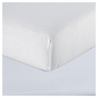 500-thread-count Egyptian Cotton Super Soft Extra Deep Pocket Fitted Sheet/bottom Sheet Twin Extra Long Solid White Fit up to 21" Inches Deep Pocket Fully Elastic