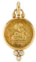 Thumbnail for your product : Temple St. Clair Diamond Angel Pendant