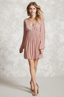 Forever 21 Contemporary Embroidered Dress