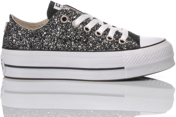 Black Glitter Sneakers | Shop The Largest Collection | ShopStyle