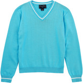 Thumbnail for your product : Oscar de la Renta V-necked cotton knit sweater