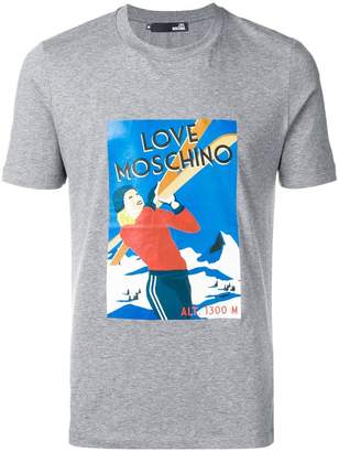 Love Moschino graphic print T-shirt