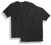 Thumbnail for your product : Calvin Klein 2 Pack Cotton Stretch Crewneck T-Shirts-BLACK-Small