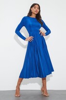 Thumbnail for your product : Dorothy Perkins Womens Pleated Long Sleeve Midi Dress​