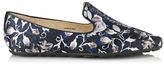 Thumbnail for your product : Jimmy Choo Wheel English Floral Print Fabric Slippers