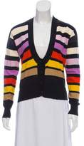 Thumbnail for your product : Sonia Rykiel Striped V-Neck Cardigan