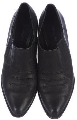 Jean-Michel Cazabat Leather Pointed-Toe Booties