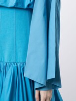 Thumbnail for your product : Loewe Ruffled-Hem Pleated Dress