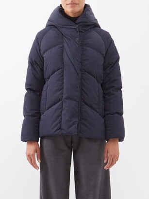 Canada Goose Marlow Quilted Down Hooded Jacket - Navy - ShopStyle