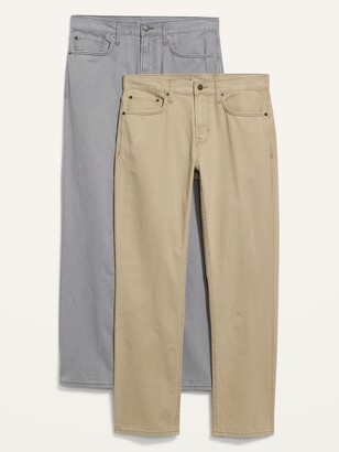 Old Navy Wow Straight Non-Stretch Five-Pocket Pants 2-Pack for Men