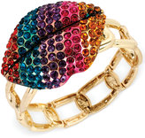 Thumbnail for your product : Betsey Johnson Multicolored Lips Stretch Bracelet
