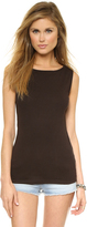Thumbnail for your product : Three Dots Sleeveless Boat Neck Top