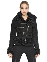 Thumbnail for your product : McQ Shearling Moto Jacket