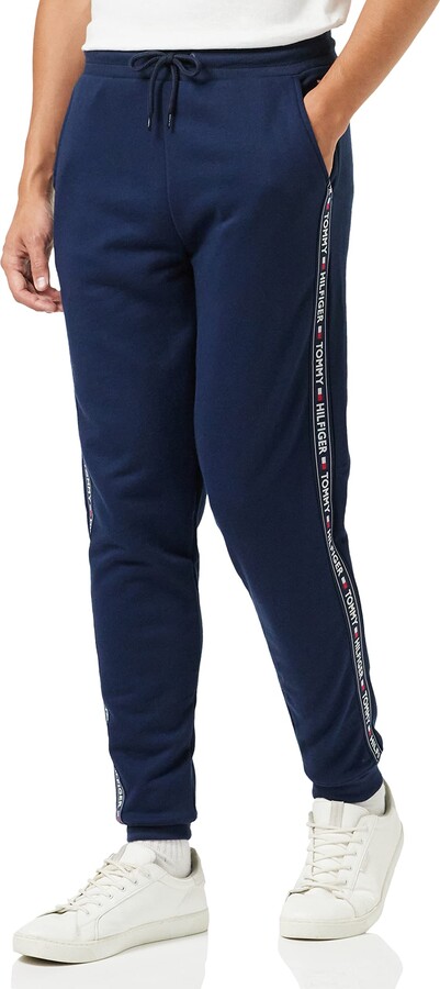 Tommy Hilfiger Men's Joggers Repeat Logo Tape Joggers For Men