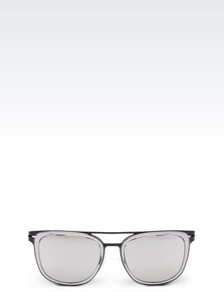 Emporio Armani Sunglasses In Acetate And Metal
