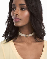 Thumbnail for your product : White House Black Market Linen Stone Choker Necklace
