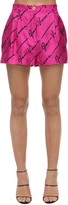 Thumbnail for your product : Versace Stretch Gabardine High Waist Shorts
