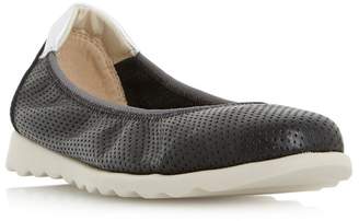Roberto Vianni - Black 'Eaton' Comfort Perforated Flat Shoes