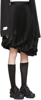 Thumbnail for your product : we11done Black Wool & Polyester Mini Skirt