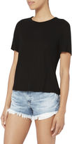 Thumbnail for your product : A.L.C. Alber Lace-Up Linen Tee Black S