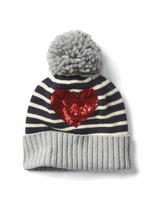 Thumbnail for your product : Gap Pom-pom heart beanie
