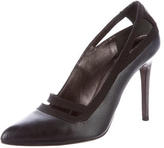 Thumbnail for your product : Lanvin Leather Pointed-Toe Pumps