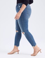 Thumbnail for your product : Abercrombie & Fitch Curve Love High-Rise Super Skinny Ankle Jeans (Medium/Repair) Women's Jeans