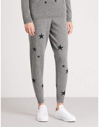 Chinti and Parker Star-intarsia cashmere jogging bottoms