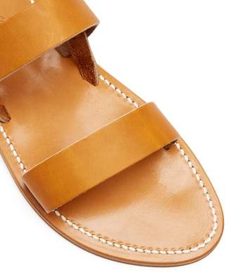 K. Jacques Barigoule Leather Sandals - Womens - Tan