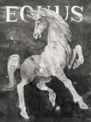 Union Rustic Equus Stallion - Wrapped Canvas Painting