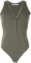 Thumbnail for your product : Alexander Wang T By sleeveless front button bodysuit