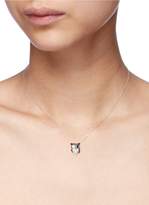 Thumbnail for your product : Bao Bao Wan 'Little Owl' 18k gold diamond necklace