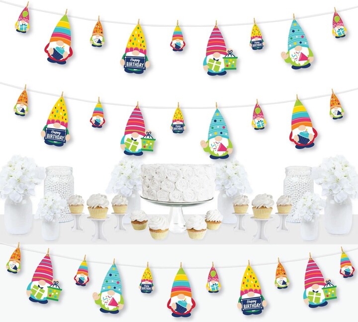 Big Dot of Happiness Gnome Birthday Happy Birthday Party DIY