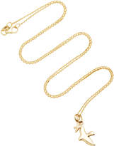 Thumbnail for your product : With Love Darling Two Birds 18K Gold Diamond Necklace