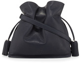 Thumbnail for your product : Loewe Flamenco 36 Calfskin Drawstring Bag, Navy