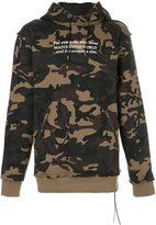Thumbnail for your product : Mastermind Japan camouflage skull and crossbones hoodie