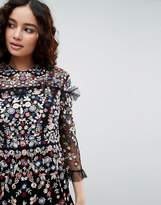 Thumbnail for your product : Needle & Thread Posy Embroidered Long Sleeve Dress