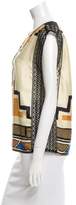 Thumbnail for your product : Alberta Ferretti Silk Printed Top w/ Tags