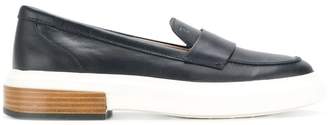 Tod's flatform penny loafers