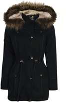 Thumbnail for your product : boohoo Alia Parka With Chunky Faux Fur Trim Hood
