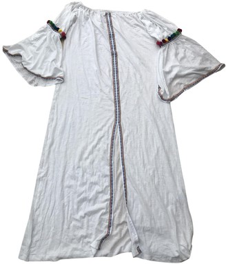 Pitusa White Cotton Dress for Women
