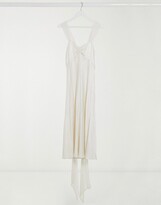 Thumbnail for your product : Ghost London Bridal satin maxi dress in ivory