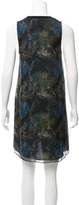 Thumbnail for your product : Theyskens' Theory Printed Silk Dress