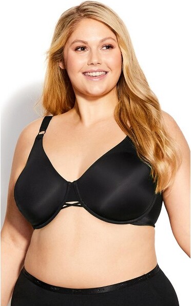 Avenue Body  Women's Plus Size Basic Cotton Bra - Beige - 44dd : Target