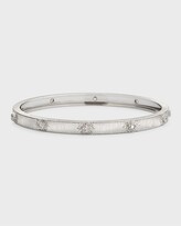 Thumbnail for your product : Buccellati Macri 18k White Gold Diamond Bangle Bracelet